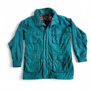 Vintage Eddie Bauer Green Wool-Lined Mountain Parka